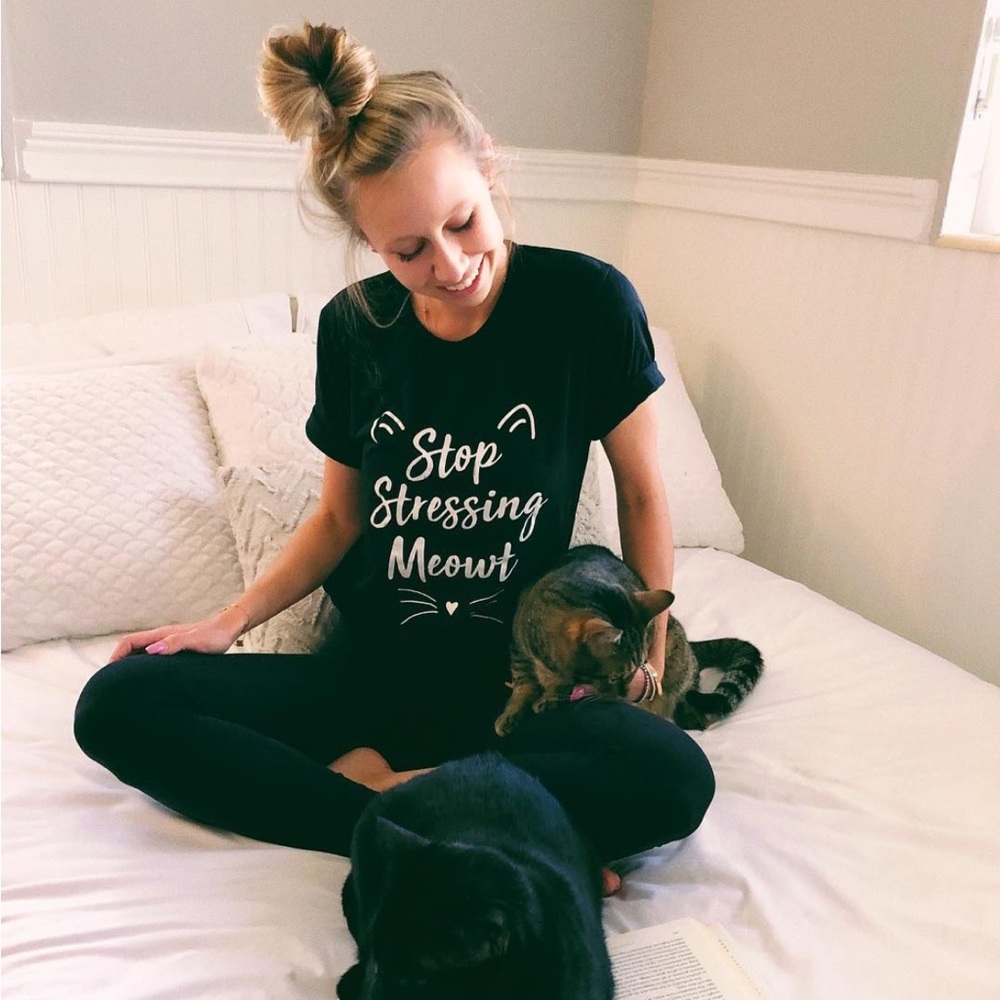Stop Stressing Meowt Tee
